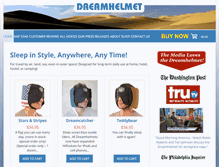 Tablet Screenshot of dreamhelmet.com
